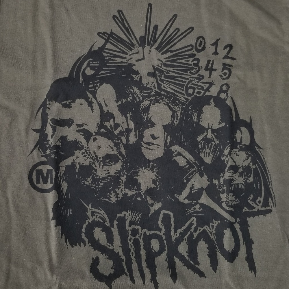 Slipknot Numbers Licensed Band Concert Tour Merch